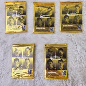 1996 Pinnacle Action Packed Football 5 Pack Lot Studs Diamond Chase Sealed